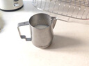 MHW-3BOMBER轰炸机涡轮打奶泡缸咖啡拉花杯 不锈钢鹰嘴 意式银斑450ml 实拍图