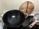 王源吉铁锅炒锅双耳老式家用圆底苏锅王无涂层龟纹大肚炒菜锅铸铁锅32cm 实拍图