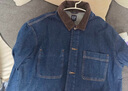 盖璞（GAP）男装2025秋季新款纯棉工装拼接翻领多口袋夹克外套美版 深色水洗 L 美码  XL亚洲码185/104A 实拍图