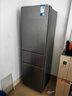 美的（Midea）220L三门冰箱灰色租房家用客厅宿舍小型冰箱三开门三温低耗省电低音运行 BCD-220TM钛钢灰 实拍图