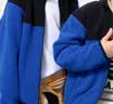 优衣库童装男童女童摇粒绒拉链茄克长袖外套夹克480184 66 蓝色 140 实拍图