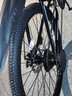 EG7山地自行车成人学生变速越野单车双减震赛车26寸青少年男女 辐条【加厚防滑轮-更安全】黑白 26寸21速【适合：160-180CM】 实拍图