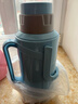 SIMELO明月保温壶玻璃内胆热水瓶保温瓶热水壶宿舍3.2L典雅蓝 实拍图