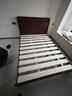京东京造悦枫实木床 天然橡胶木 双人床胡桃色1.5×2米 邦尼尔床垫套装 实拍图