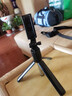 超迷你手机自拍杆蓝牙抖音直播一体式伸缩便携拍照摄影支架三脚架通用 黑色基础款不带灯 实拍图
