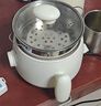 SUIBOIR苏泊电煮锅学生宿舍小电锅煮面神器泡面锅迷你小型炖蒸煮一体电热火锅 2L 陶瓷釉+带蒸笼【1.5米加长线+防水扣】 实拍图