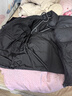 网易严选25新品90鸭绒超蓬羽绒服休闲面包服石墨烯保暖轻量抗菌防泼水 A款25秋冬立领-静谧黑 S 实拍图