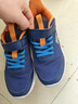 361°儿童运动鞋男童跑鞋秋冬密网轻便魔术贴女童皮革加绒保暖运动鞋 【四季密网】墨蓝/海中蓝色 37 实拍图