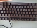 雷柏（Rapoo） V500PRO白蓝升级款 104键有线背光机械键盘 PBT双色键帽电脑办公游戏全键无冲可编程键盘 茶轴 实拍图