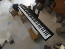 特伦斯电子琴88键折叠琴成人儿童初学电钢键盘教学乐器V10便携钢琴 典雅黑+原装琴包 实拍图