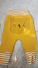栀洁宝宝裤子秋冬外穿1岁婴儿加绒屁屁裤冬装男小童加厚PP裤保暖棉裤 黄PP熊 双层加绒 【需要拍大一码】适合15-5度 100 cm 实拍图