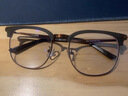 木川复古近视眼镜可配度数半框男平光眼睛架智能变色眼镜框 木纹棕C19-镜框 单镜框(可试戴可退+可线下配镜) 实拍图