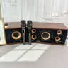 金运【热销200W+】家庭ktv音响套装k歌麦克风话筒家用卡拉ok一体电视手机点歌机蓝牙音箱功放低音炮V8 棕色【顶配新品】家庭KTV音箱设备丨赠低音炮 实拍图