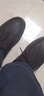 强人商务皮鞋男软面软底羊皮通勤皮鞋透气休闲男鞋 JDA351339 黑色 42 实拍图
