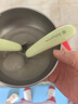 babycare儿童不锈钢叉勺 辅食勺训练勺辅宝宝餐具便携婴儿勺子 威力特粉 实拍图