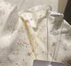 春秋款纯棉婴儿衣服A类新生儿月子服无骨连体包屁衣睡衣 小碎花 59cm （1-3个月） 实拍图