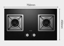 方太燃气灶天然气家用嵌入式双灶台 可调节换装灶具 5.2kW*猛火燃气灶 02-TH36B 实拍图