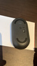 罗技（Logitech）时尚系列 PEBBLE鼠标 无线蓝牙鼠标 办公静音鼠标 女性鼠标对称鼠标 鹅卵石造型 石墨黑 实拍图