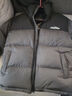 鸭鸭【高充绒203g】羽绒服男短款加厚冬季新款极寒保暖面包服撞色外套 灰色 XL (180) 实拍图