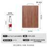 双枪乌檀木+304不锈钢抗菌双面砧板切菜板防霉案板43.5*29.5*1.8cm 实拍图