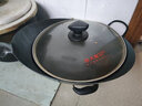 荣事达（Royalstar）章丘手工锻打铁锅圆底老式炒锅无涂层不粘炒菜锅燃气灶无盖36cm 实拍图