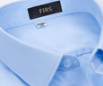 杉杉【DP免烫】长袖衬衫男士蓝色秋季商务休闲纯棉衬衣 蓝色 42  实拍图