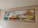 艾思尚2026新款背靠金山床头画朝西墙贴画自粘客厅主卧室装饰画挂壁画纸 19.家和富贵 宽180cm-高60cm【推荐1.8米床】 背面带胶（高清防水 撕开即粘） 实拍图