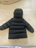保姆鹅 儿童羽绒服宝宝短款加厚白鸭绒外套男童女童保暖防风冬[NG2637] 大象灰 140 实拍图