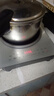 美的（Midea）电磁炉 家用凹面电磁灶 3300W 3500W大功率速热触控微晶面板防水安全保护定时炒锅一体 MC-E33CA11【银色裸机款】 家用大功率 实拍图