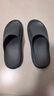 京东京造【3.5cm踩屎感】eva厚底拖鞋男士防臭休闲凉拖鞋 碳灰 42-43 实拍图