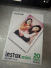 富士（FUJIFILM） instax 3英寸立拍立得相机mini迷你相纸 一次成像胶片胶卷 双包+冰箱贴+收纳盒+边框贴+相册【含20张白边】 官方标配 实拍图