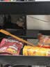 喻品落地置物架推车客厅收纳零食架储物架厨房层架黑色带扶手3层ZW295 实拍图