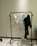 华恺之星 晾衣架落地衣架晾衣杆挂衣架卧室宿舍晒衣架加粗加厚管YJ07 实拍图