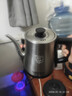 金灶（KAMJOVE） 茶艺专用泡茶烧水壶优雅长嘴电热水壶随手泡开水壶自动断电热水壶煮水壶家用1L 1L T-93（不锈钢色） 实拍图