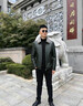 凯撒（KAISER）冬季海宁皮羽绒服男士真皮皮衣短款头层牛皮夹克加厚保暖毛领外套 WLXF-G8853-绿色 XL 180 晒单实拍图