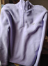 探拓（TECTOP）抓绒衣 保暖抓绒衣立领半开衫抓绒衣 034  女款丁香紫 3XL 实拍图