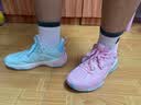 乔丹QIAODAN毒牙PRO SE专业实战篮球鞋男鞋巭pro科技回弹减震运动鞋男 樱花粉/水波色(鸳鸯配色) 42 实拍图