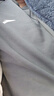安踏（ANTA）百搭抓绒卫衣男女秋冬季加绒保暖情侣潮流运动休闲打底针织套头衫 【加绒-简约时尚】烟灰色7712-3 L 实拍图