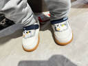 牧童宝宝学步鞋春秋款男童软底透气网面卡通熊猫鞋婴儿鞋女童步前鞋 晚空蓝（超纤皮面） 24 鞋内长16.0cm/适合脚长15.5cm 实拍图