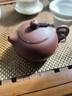 京东京造 宜兴紫砂壶 手工【原矿紫泥】煮茶泡茶壶茶具 西施壶210ml 实拍图