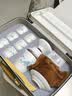 羊脂玉瓷2026新款茶具套装家用办公轻奢高档山水画盖碗泡茶杯礼盒 10头羊脂玉-金亭山水聚香+江山包 实拍图