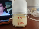 贝亲（Pigeon）【新生儿第一个奶瓶】玻璃奶瓶宽口径奶瓶80ml SS号奶嘴 0月+ 实拍图