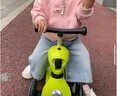 酷骑儿童滑板车V2二合一多功能童车重力转向静音1-5岁生日礼物经典绿 实拍图