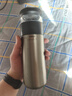 京东京造保温杯【茶水分离】男女大容量316L不锈钢泡茶水杯子金属灰500ml 实拍图
