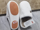 京东京造【厚底防滑】棉拖鞋男士冬季室内居家毛拖保暖半包冬日白40-41 实拍图