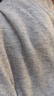优衣库女装HEATTECH EXTRA WARM 混纺高领T恤/长袖 9%羊绒 478954 478954/03灰色 S 实拍图