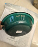 佳钓尼（JIADIAONI）开饵盆饵料盆三件套折叠鱼食拉饵盘鱼饵盆小号钓鱼鲢鳙散炮盆渔具 开饵浅盆墨绿 （24#） 实拍图
