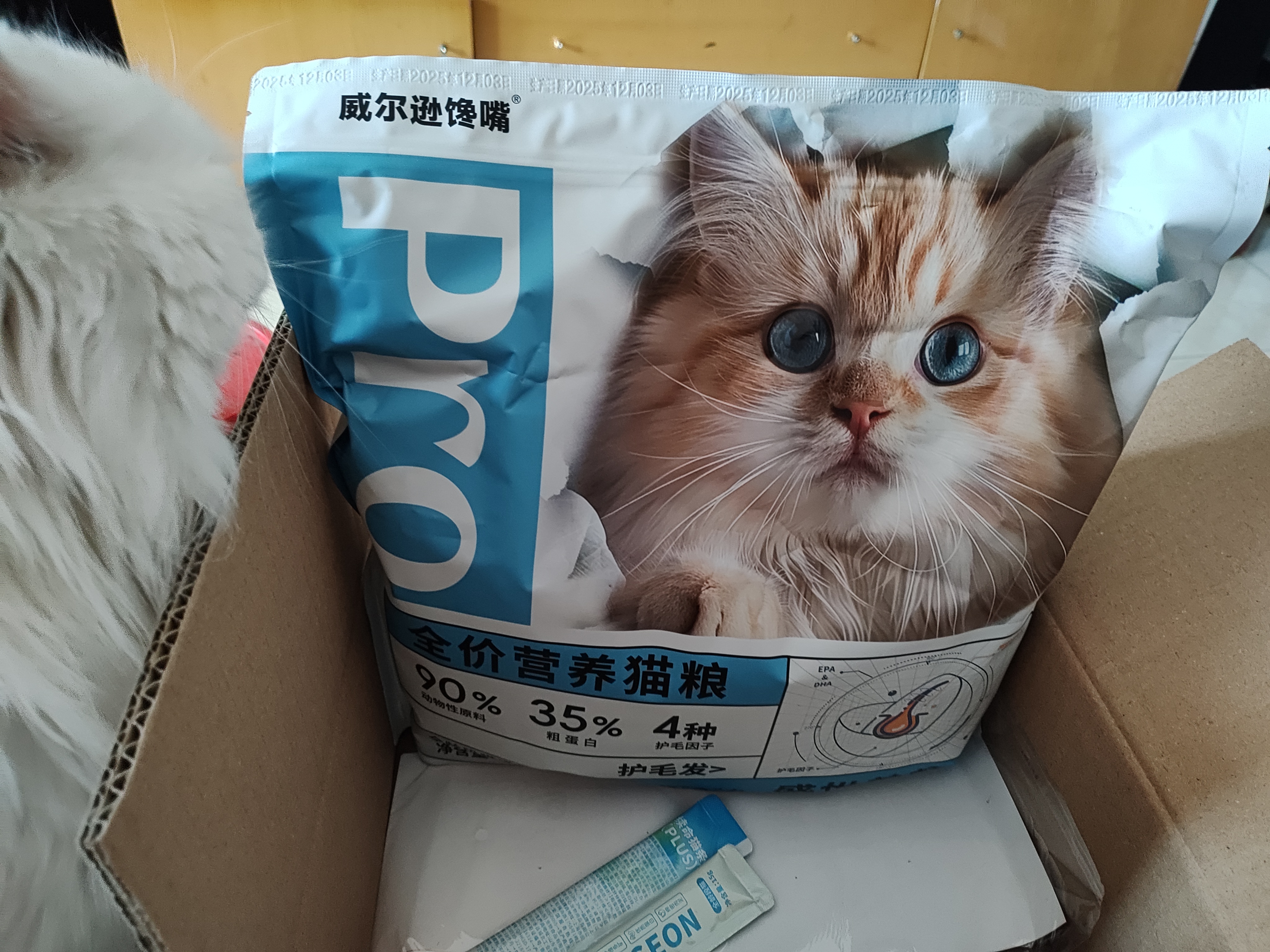 威尔逊馋嘴主食猫条口味随机 （赠品勿拍） 口味随机 实拍图
