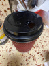 特美居（temeiju）一次性咖啡杯纸杯加厚防烫杯子食品级水杯瓦楞商务茶杯30套带盖 实拍图