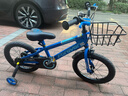 永久（FOREVER）儿童自行车童车小孩单车16寸脚踏车小学生山地车带辅助轮蓝色 实拍图
